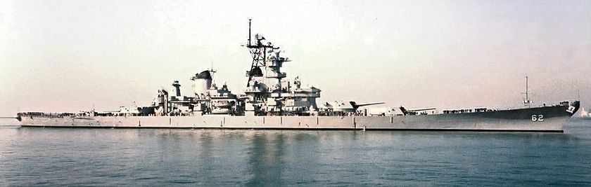 USS New Jersey, Bild aus dem Jahre 1985 ⓘ