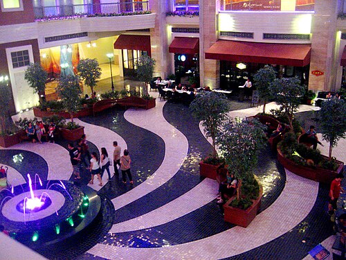 Newport City Mall atrium in Pasay, Philippines