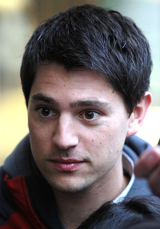 Nicholas D'Agosto filming Final Destination 5 in Vancouver, October 2010