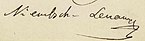 Nikolaus Lenau, podpis (z wikidata)