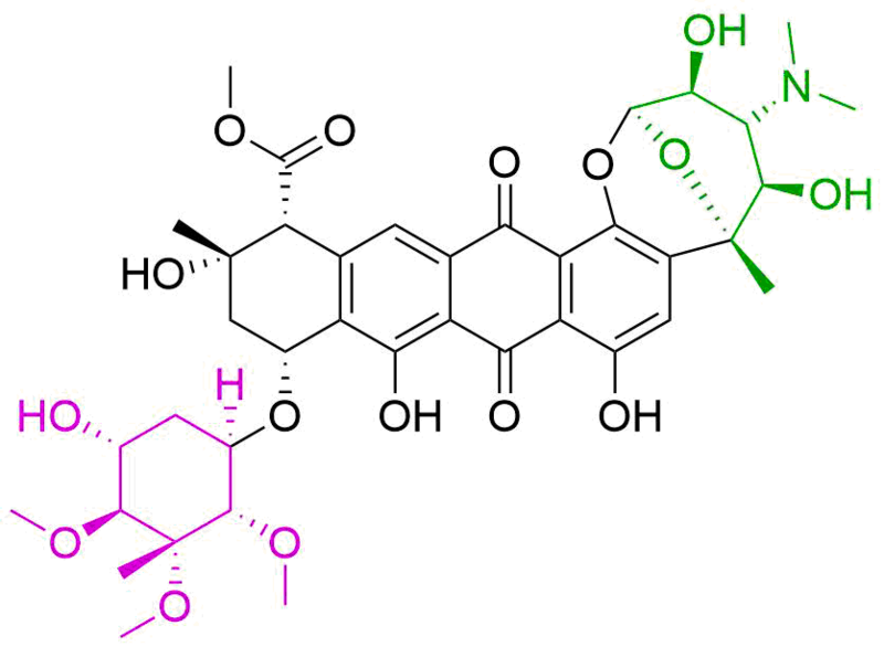 File:Nogalamycin colored.png