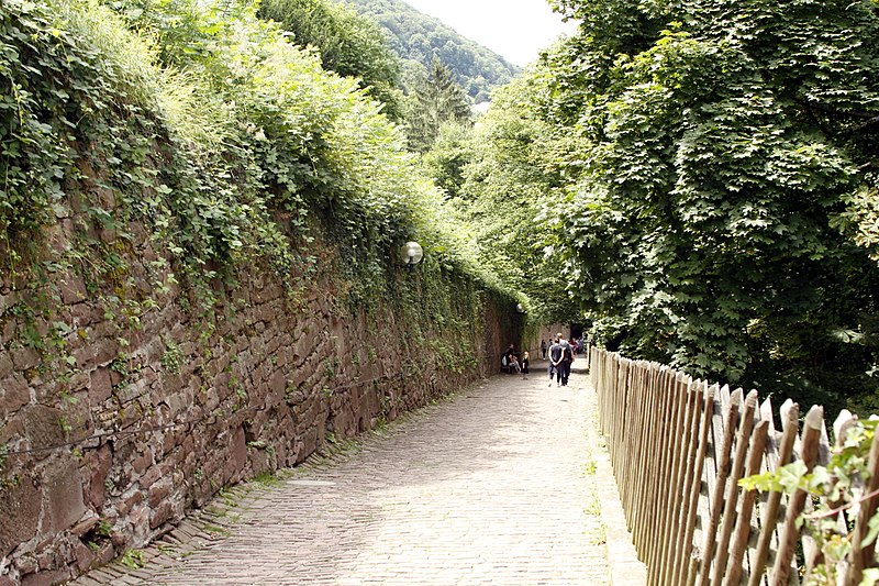 File:North access ramp of Heidelberg Castle - Heidelberg - Germany 2017.jpg