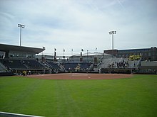 Alumni Field, the home of the Michigan Wolverines softball team Northwestern vs. Michigan softball 2013 22 (Alumni Field).jpg