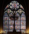 * Nomination Stained glass window of the cathedral Notre Dame de Paris --Rijinatwiki 12:09, 23 November 2015 (UTC) * Decline  Oppose Upper part is blurred, and that is not fixable. Sorry, not a QI. --Halavar 13:39, 23 November 2015 (UTC)