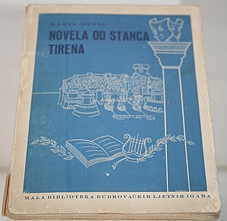 Re-publication of Marin Drzic's comedy (from 1550) 'Novela od Stanca' (DLjI 1008) by the Festival Novela od Stanca DLjI 1008.jpg