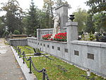 Polski: Nowy Sącz, ul. Rejtana. Cmentarz wojenny nr 350 z I wojny światowej (kwatera na cmentarzu komunalnym). This is a photo of a monument in Poland identified in WLM database by the ID 618983.