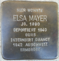 Stolperstein für Elsa Mayer