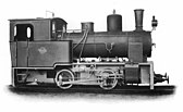 O&K catalogue Ndeg 800, page 32, O&K 0-4-0 locomotives. Fig 9540, 2-2 gekuppelte Tender-Lokomotive, 160 PS, 900 mm, 21000 kg.jpg