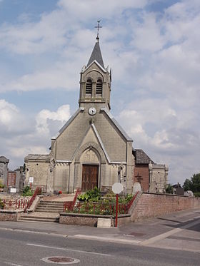 Illustrasjonsbilde av artikkelen Sainte-Croix Church i Omissy