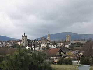 <span class="mw-page-title-main">Orbe</span> Place in Vaud, Switzerland