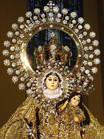 Our Lady of La Naval de Manila statue in Quezon City, Philippines, c. 1593