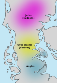 Anglos: Historiografía grecorromana, Historiografía medieval, Población