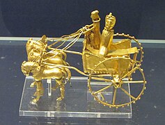 Amyrgian-Sogdian-Aryan chariot made during Achaemenid Empire (550–330 BCE).