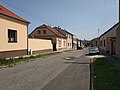 Čeština: Ulice P. Jilemnického ve Slaném. Česká republika.