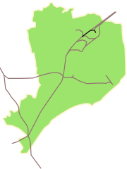 Mapa przebiegu linii kolejowej 914