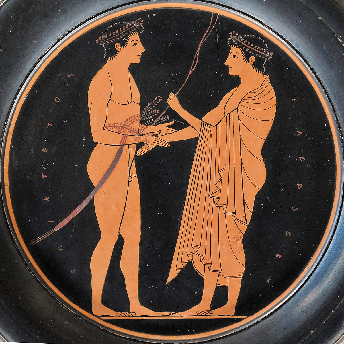 Ancient Greek wrestling pic
