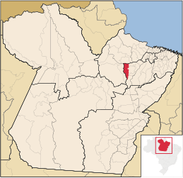 Oeiras do Pará – Mappa