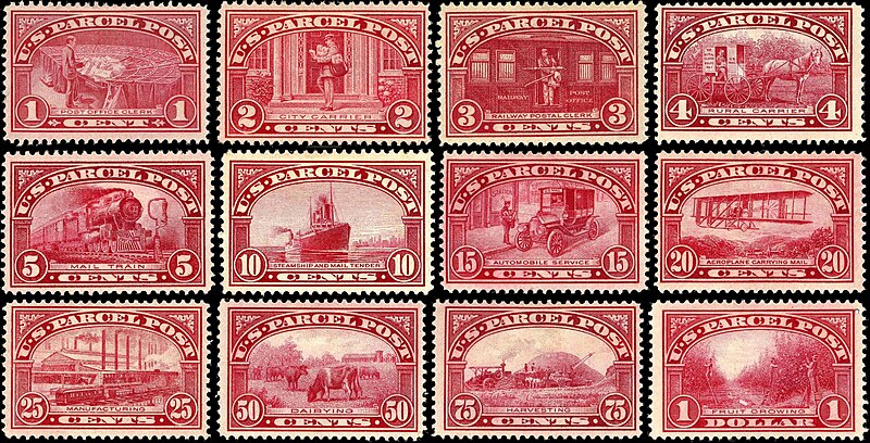 File:Parcel Post 1912-13 issues.jpg