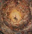 ภาพพระมารีลอยตัวขึ้นไปบนสวรรค์บนโดมของ มหาวิหารพาร์มา