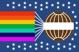 World Peace Flag of the Universal Peace Congress.