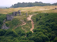 Pennard Castle and Golf Course