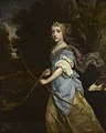 Peter Lely - Portret van Mary II Stuart (1662-1695) als Diana - RCIN 404918 - Royal Collection.jpg