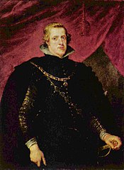 Portrait of Filips IV, King of Spain