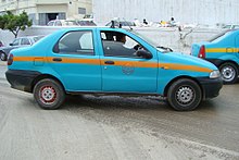 Fiat Siena taxicab in Tangier Petit Taxi.jpg