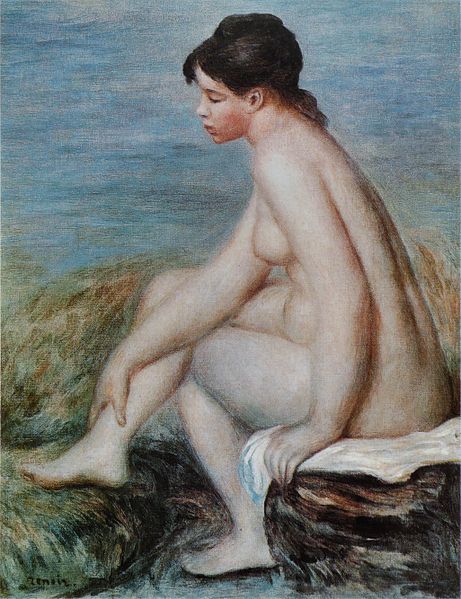 File:Pierre-Auguste Renoir - Baigneuse assise.jpg