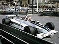 Nelson Piquet's BT49C in Parmalat livery at Monaco in 1981.