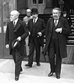 Prime Minister Poincaré with Painlevé and Briand (1925)