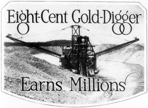 Eight-Cent Gold-Digger Earns Millions