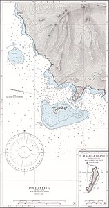 Nautical chart (1901) of Port Inyeug