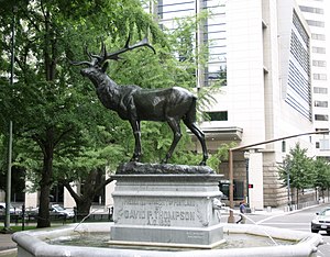 Thompson Elk Fountain