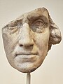 Portrait head of a man, 2nd cent. B.C. National Archaeological Museum, Athens.