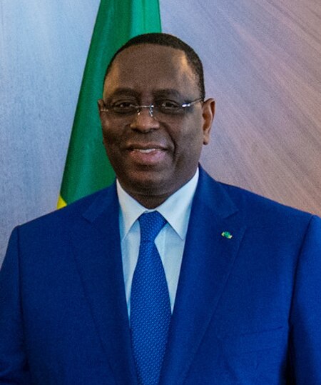 President of Senegal Macky Sall, the Grand Master of the order