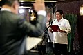President Rodrigo Duterte administers the oath of office of his new appointees.jpg