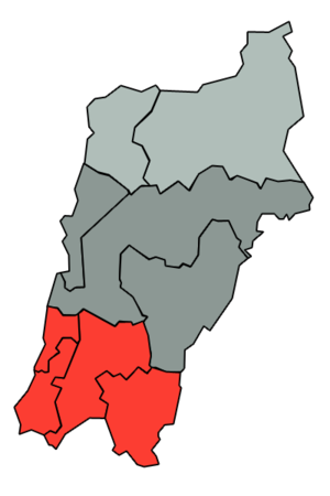 Провинция Уаско на карте