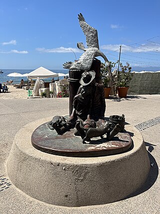 <i>The Fishermen</i> (sculpture) 2018 sculpture by Jim and Christina Demetro