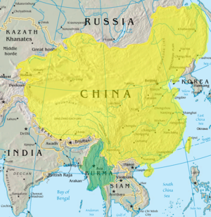 Sino Burmese War 1765 1769 Wikipedia