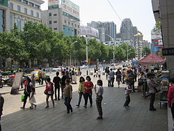 Qujing in 2013. South Qilin Road.