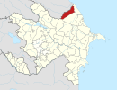 Qusar District in Azerbaijan 2021.svg