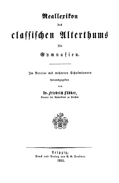 File:Reallexikon des classischen Alterthums für Gymnasien Title page.jpg