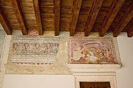 Affresco sotto portico