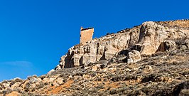 Restos de la ermita de San Cristóbal.