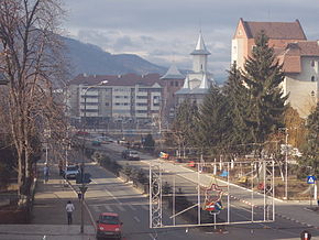 Centrul orașului Comănești
