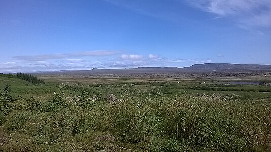 Krýsuvík volcanic system in 2014, → photo