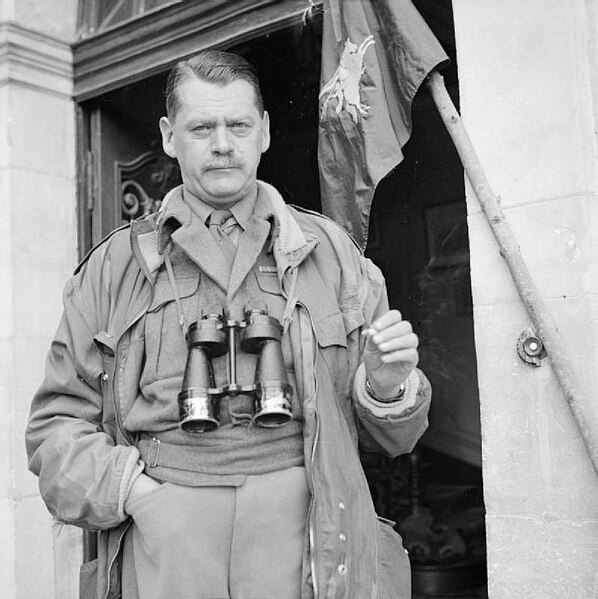 The division's first GOC, Major-General Richard Nelson "Windy" Gale.