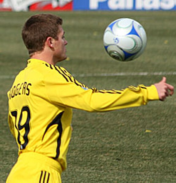 Robbie Rogers on March 29, 2008, at Columbus Crew Stadium, in a match against Toronto FC