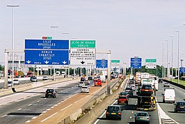 De A1 bij Roissy-en-France